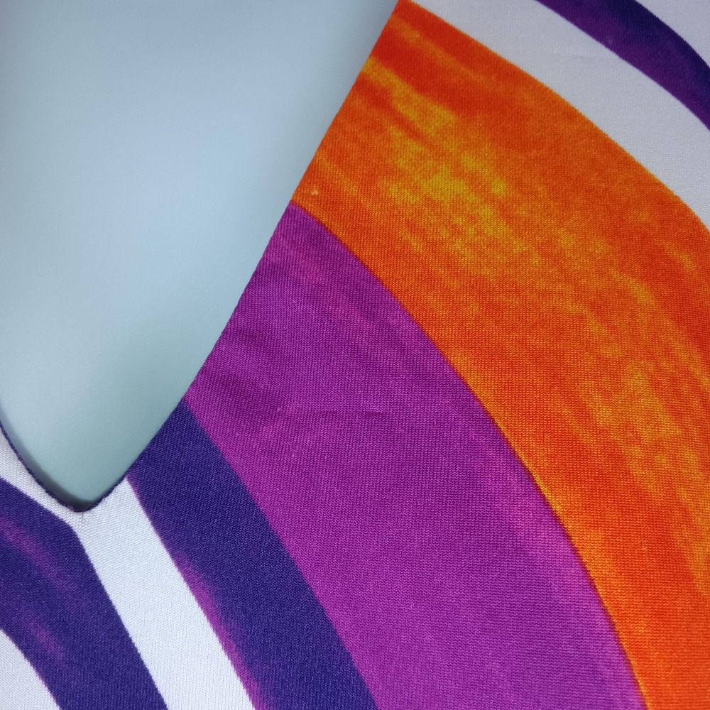 Colorful Abstract Mini Shift Dress S Julie Brown NYC Resort Vacation A-line - Picture 6 of 11